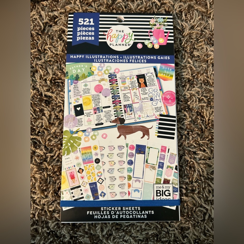 The Happy Planner “Happy Illustrations” Sticker Book